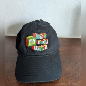 NWT Walt Disney World Retro Style Block Logo Hat